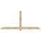 Ekena Millwork Eugene Rough Sawn Timber Gable Bracket, Douglas Fir, 108"W x 49"H x 6"D x 6"F, 11/12 Pitch GBW108X49X0606EUG00RDF - alternate 1